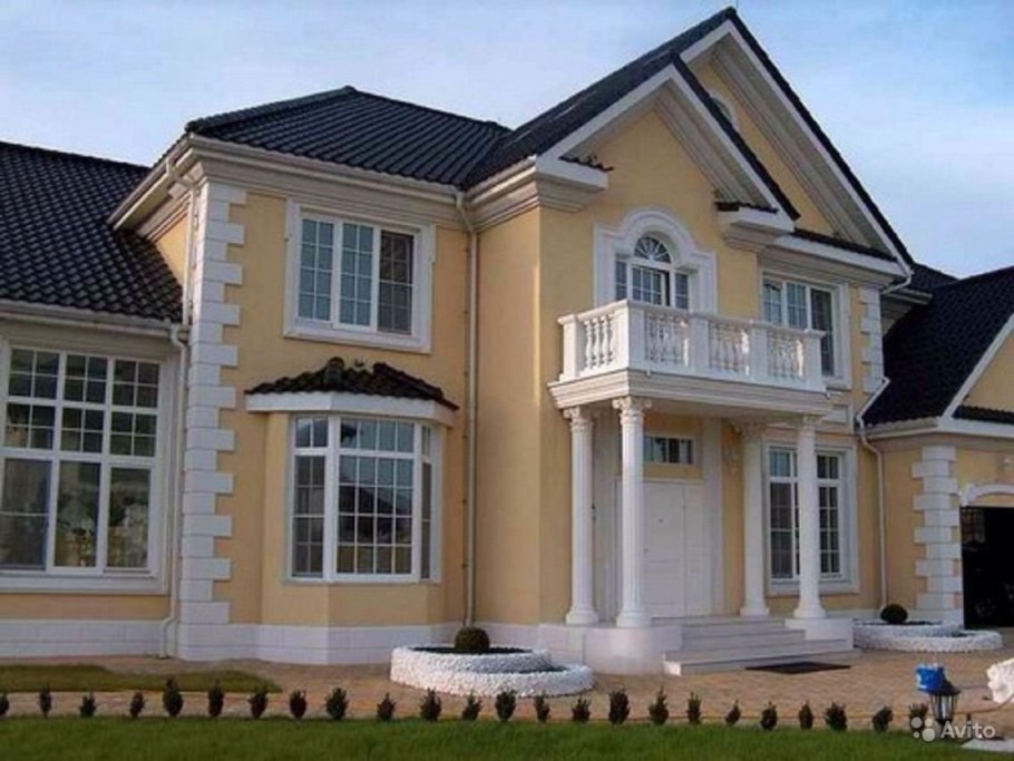 Отделка фасада лепниной