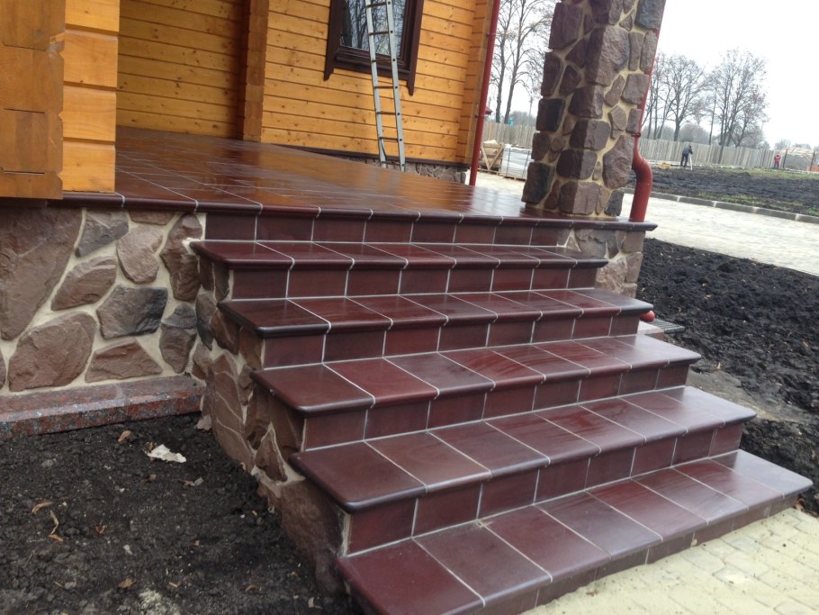 Облицовка крыльца