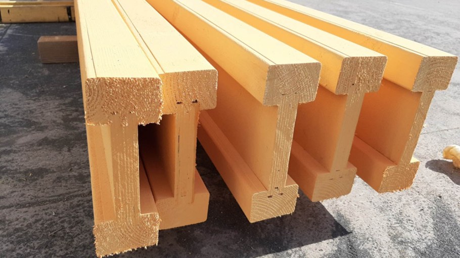 Двутавровые балки дерево h195мм
