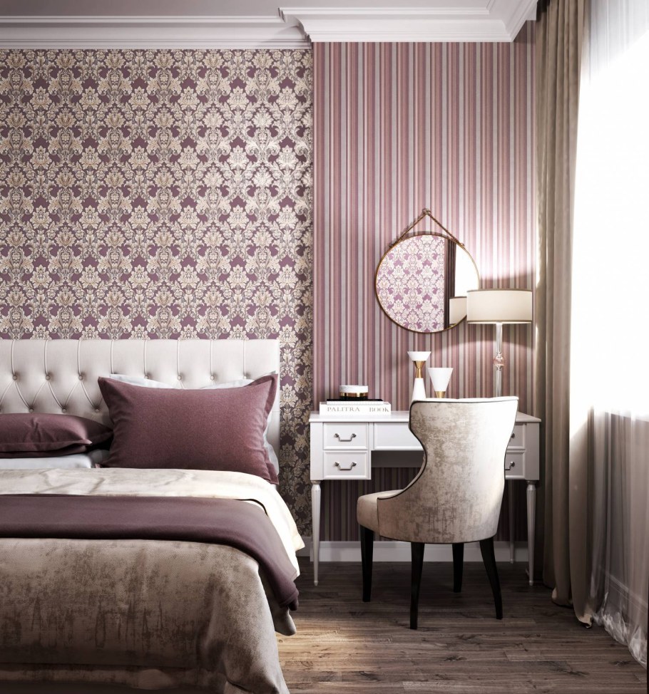 Обои в интерьере