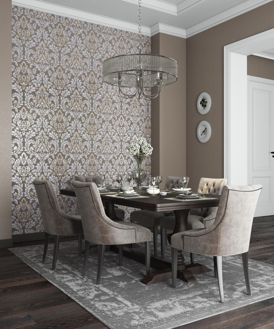 Обои в интерьере