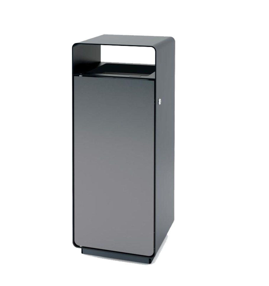 Урна уличная «город 45» с перфорацией, с пепелницей