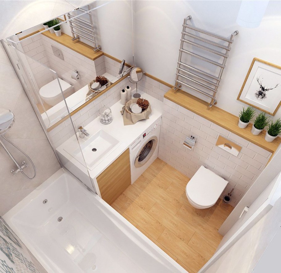 Необычная планировка ванны