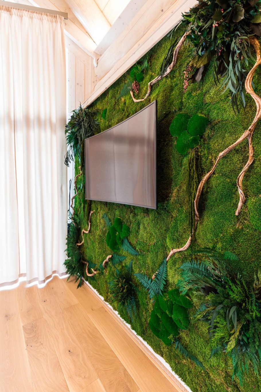 Настенный мох для декора