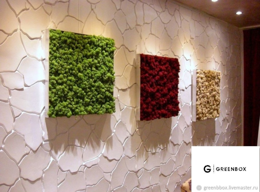 Панно из мха