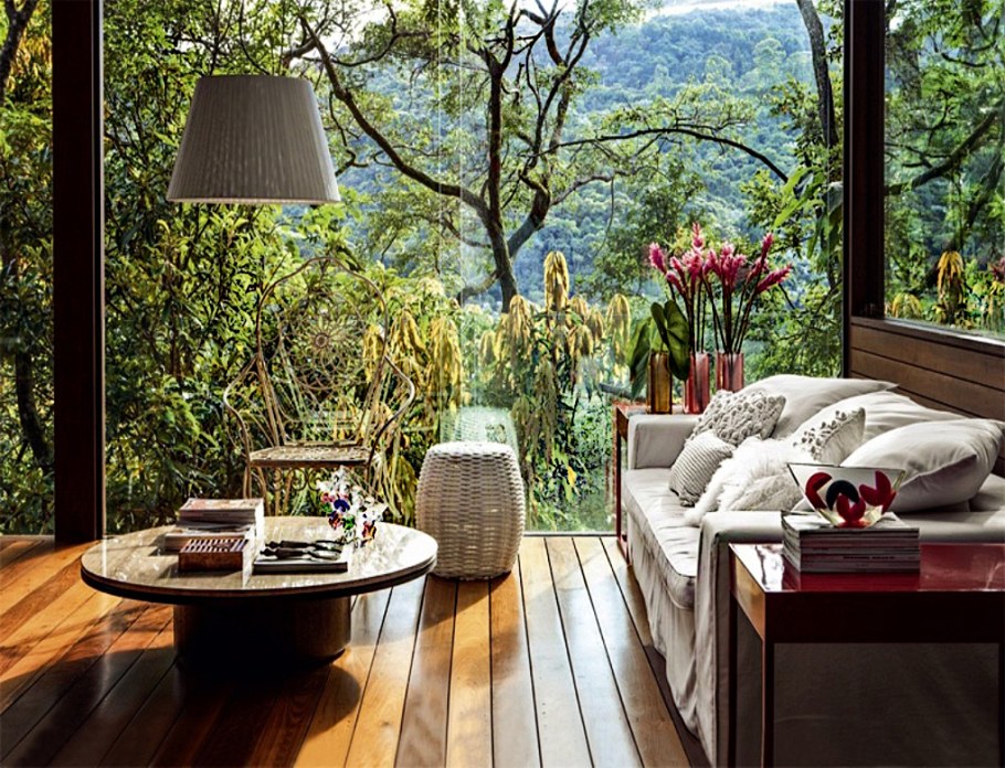 Терраса с видом на природу