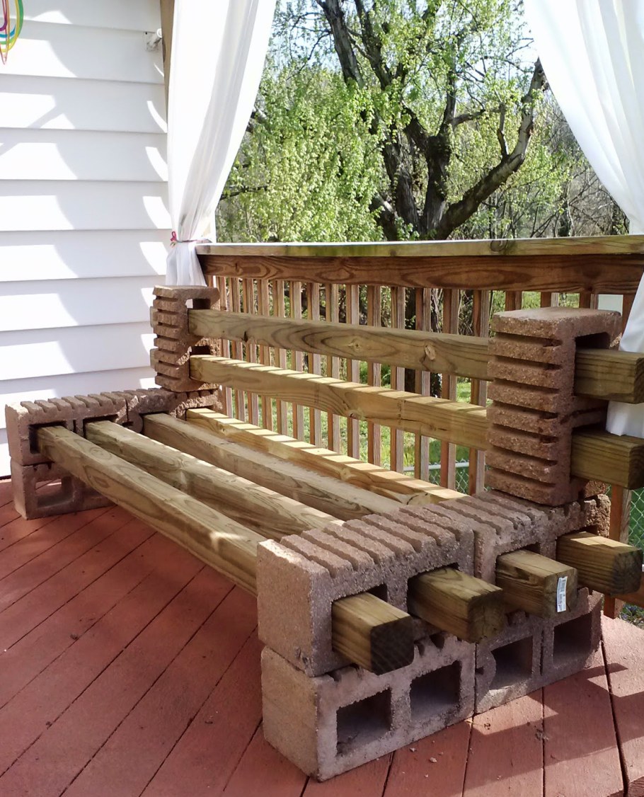 Скамейка для дачи