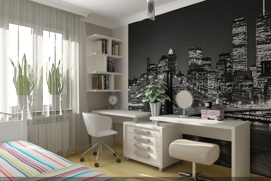 Интерьер комнаты для подростков