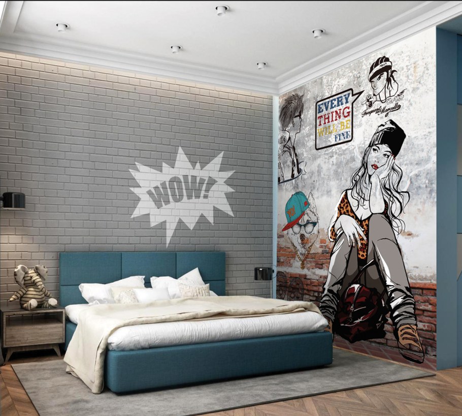 Фотообои на стену в комнату подростка