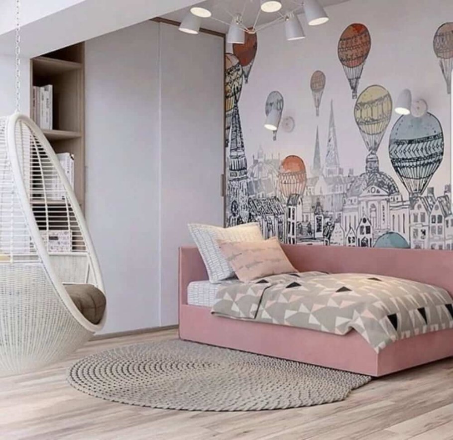 Спальня для девочки в современном стиле