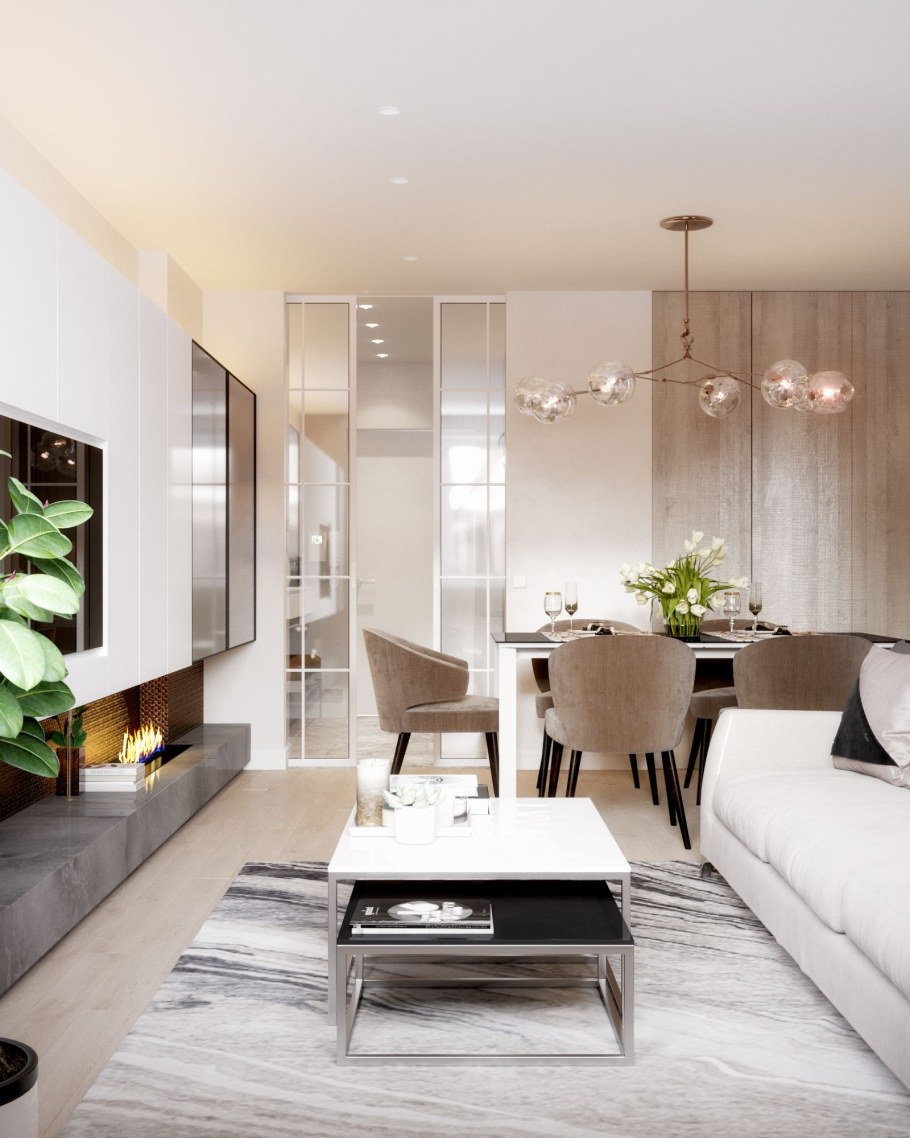 Стильный интерьер гостиной