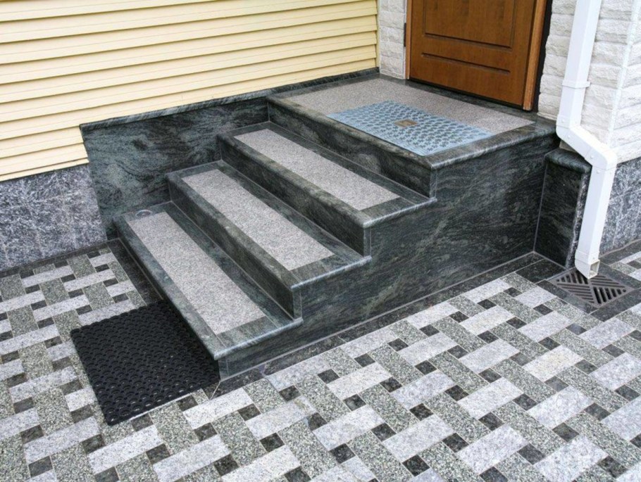 Куртинский гранит крыльцо