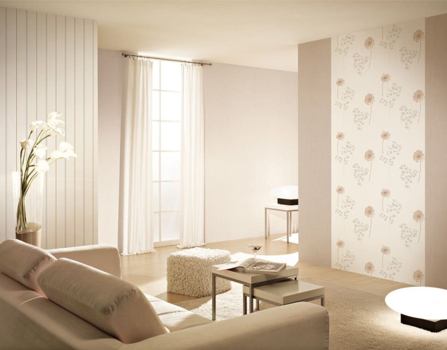 Сочетание обоев компаньонов