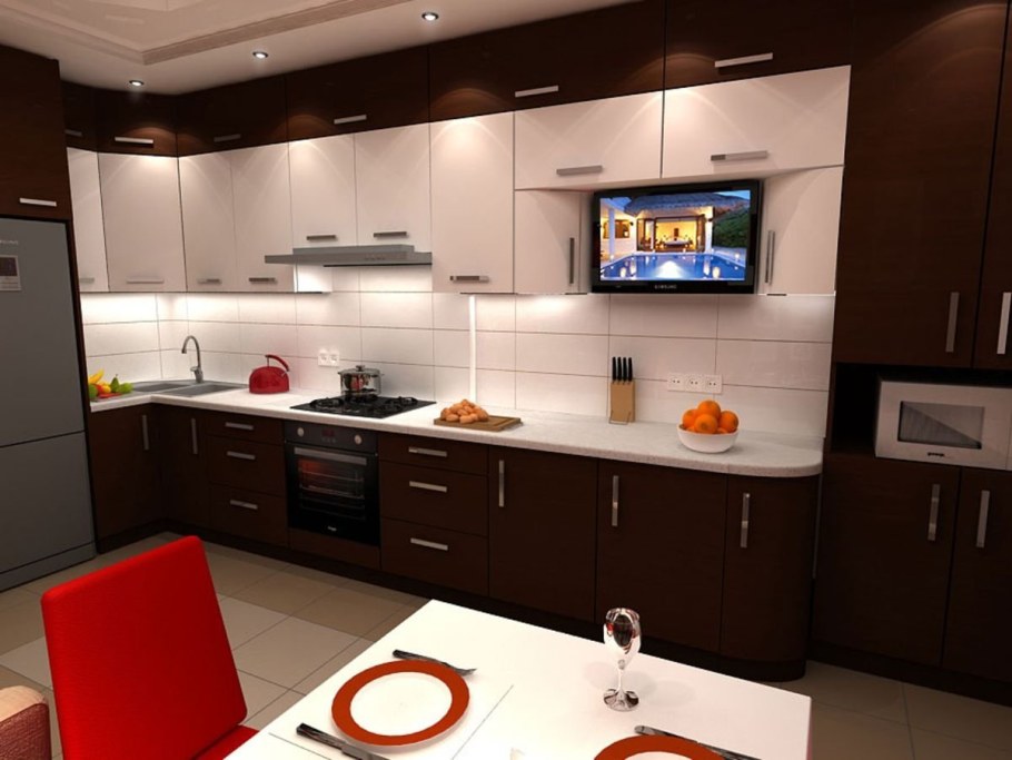 Кухня Леруа капучино и шоколад