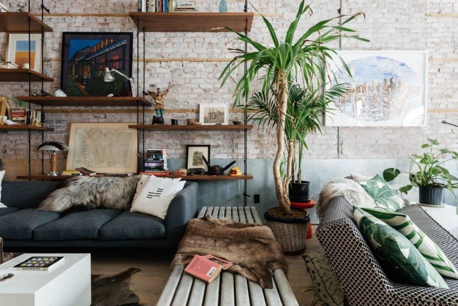 Растения в стиле лофт для интерьера