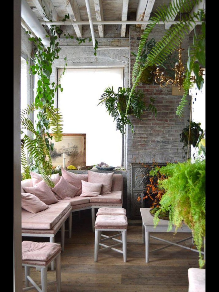 Озеленение в стиле лофт