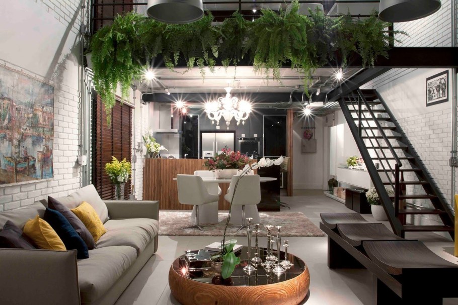 Зимний сад в стиле лофт