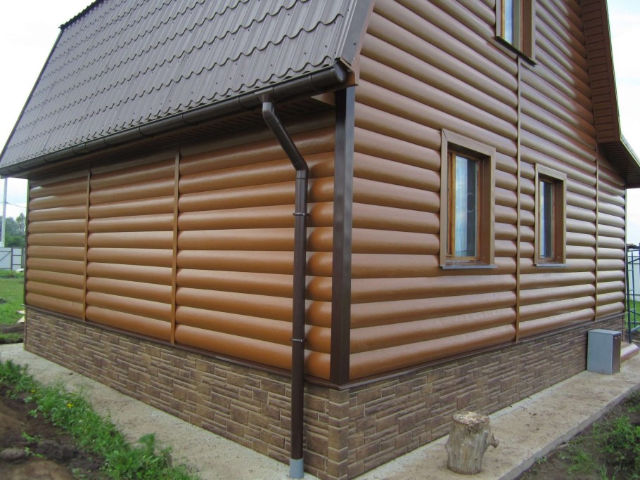 Металлосайдинг блок Хаус