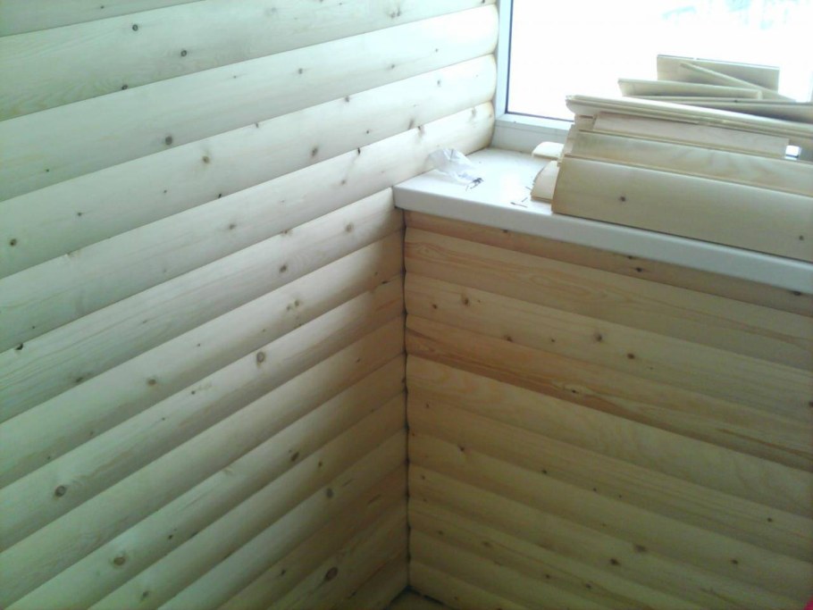 Отделка блок хаусом