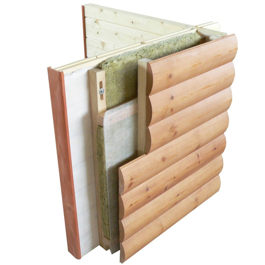 Обшивка бани блок хаусом снаружи