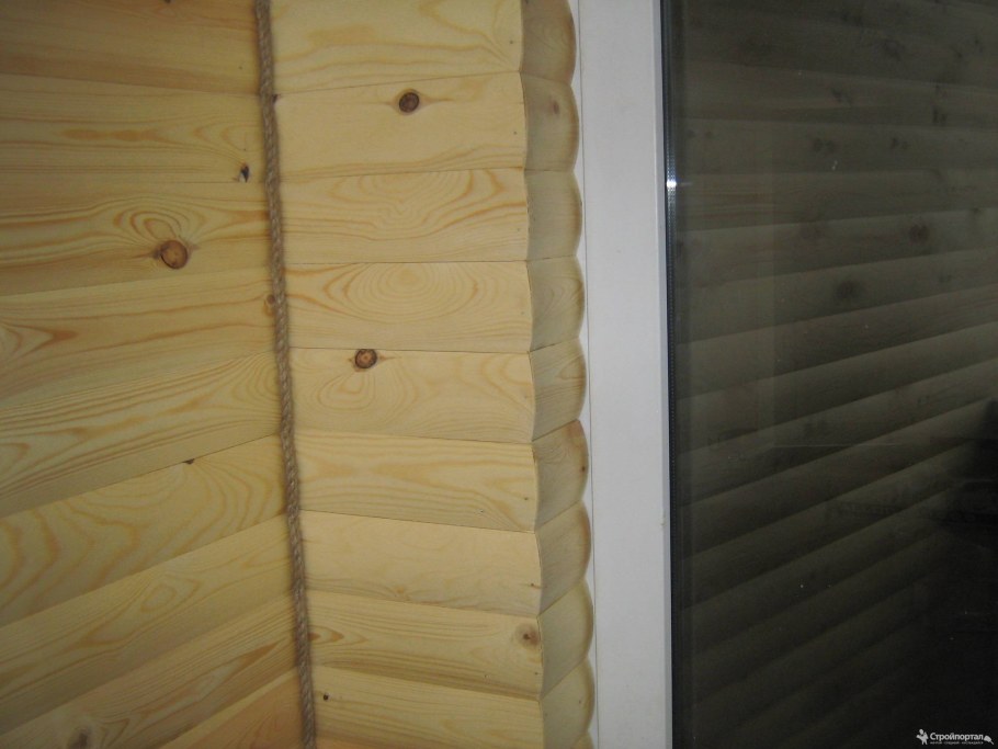 Блок Хаус запил углов наружных