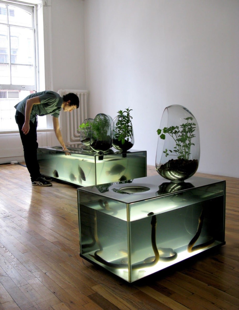 Аквариум в интерьере