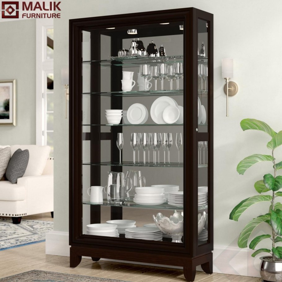 Стеклянный буфет икеа