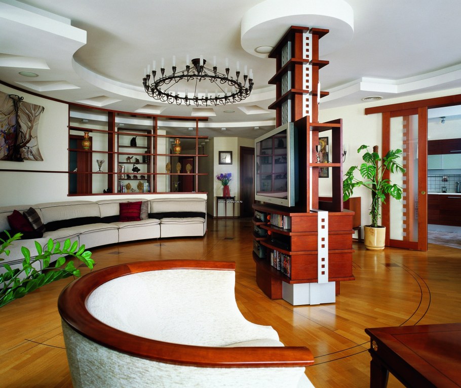 Полукруглая гостиная