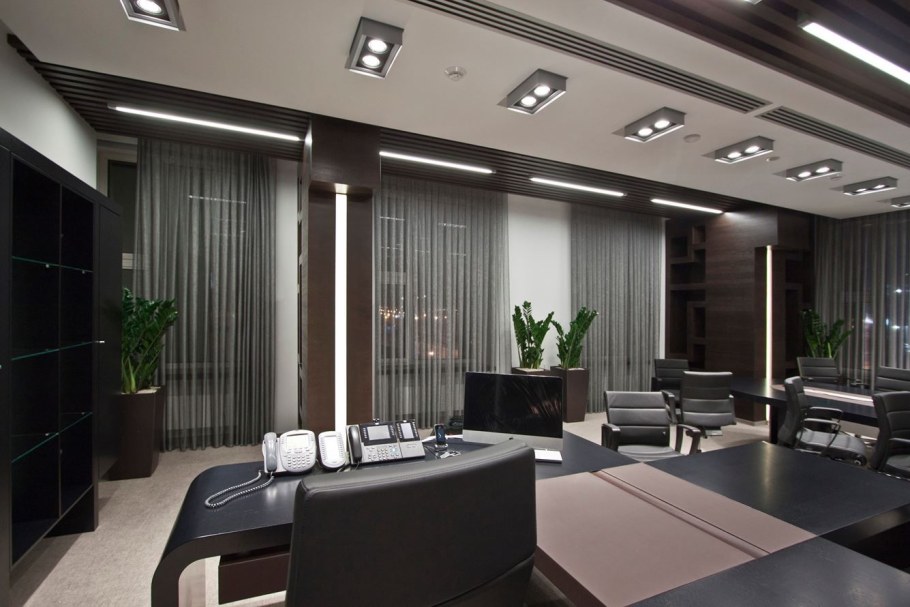 Проект офиса в стиле хайтек