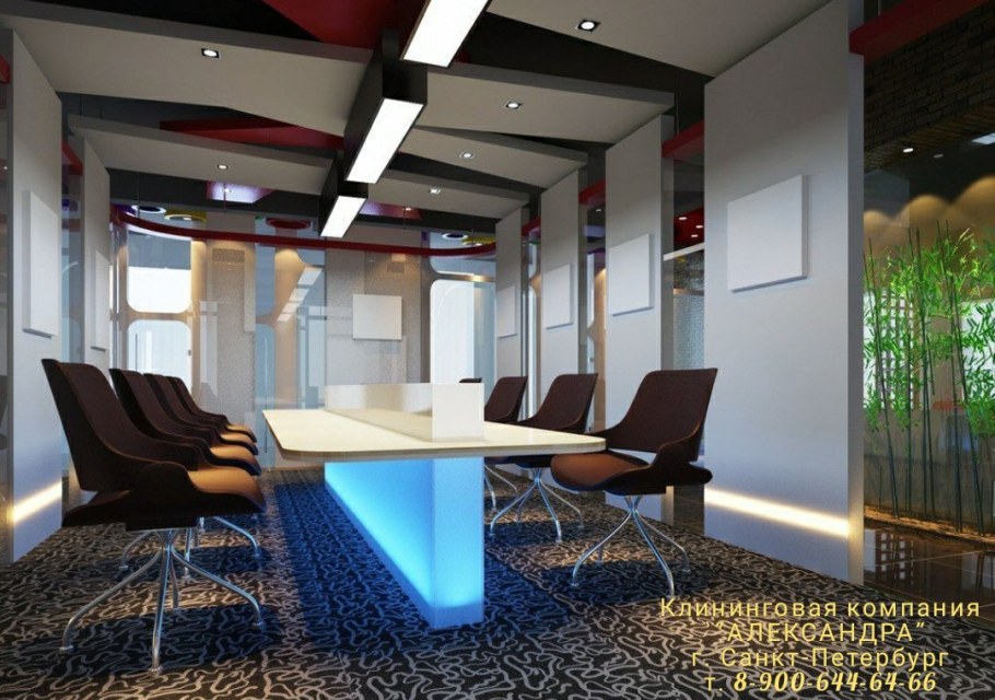 Помещения в стиле хайтек