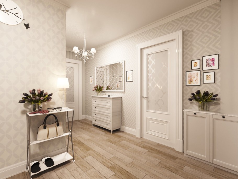 Обои в прихожую