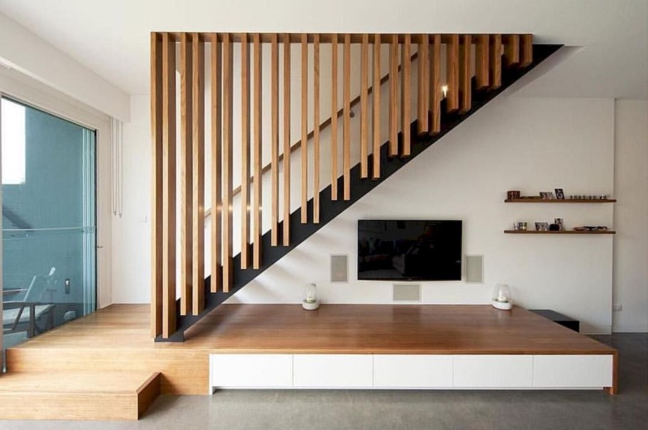 Деревянные ограждения для лестниц