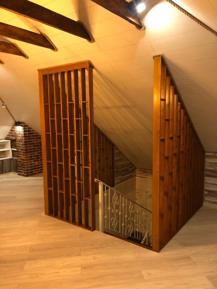 Перегородки на мансарде