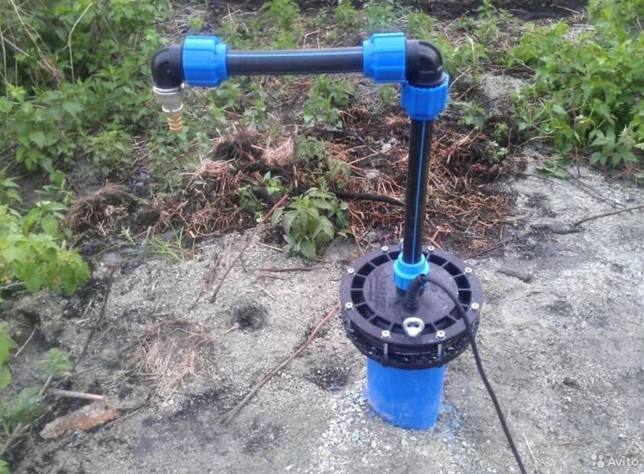 Абиссинская скважина с обсадной трубой 110 мм