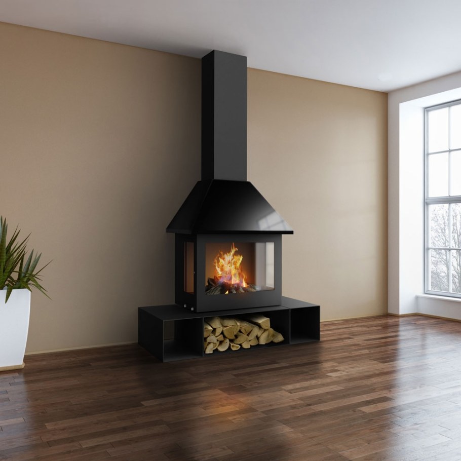 Дровяной камин Traforart Sandra frontal