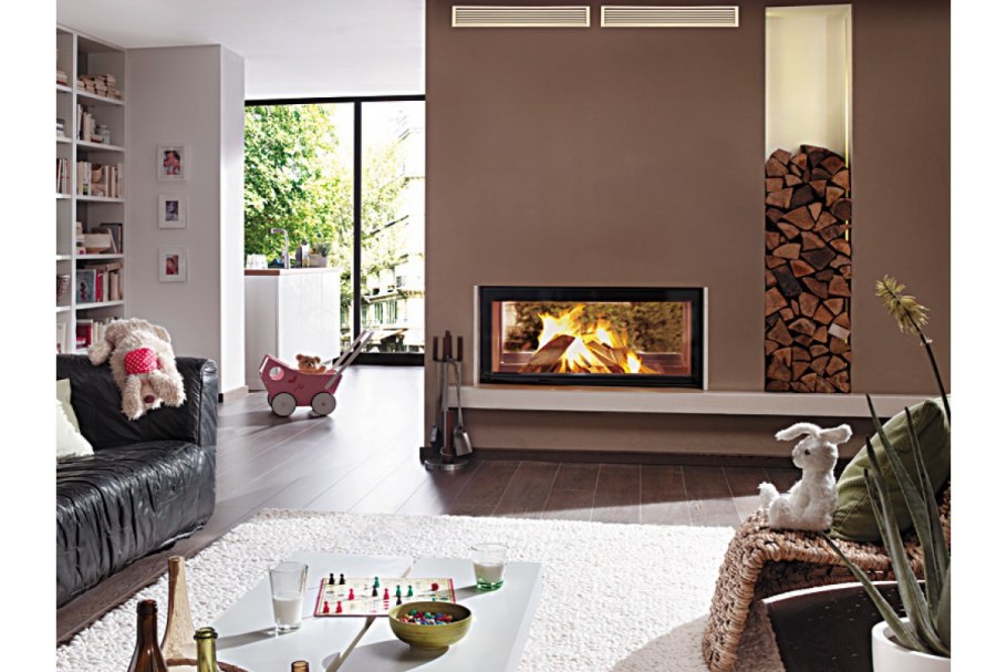 Камин в современном интерьере