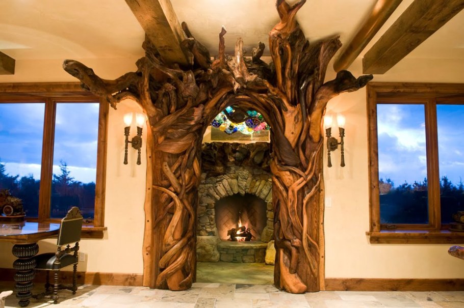 Беседки из корнепластики