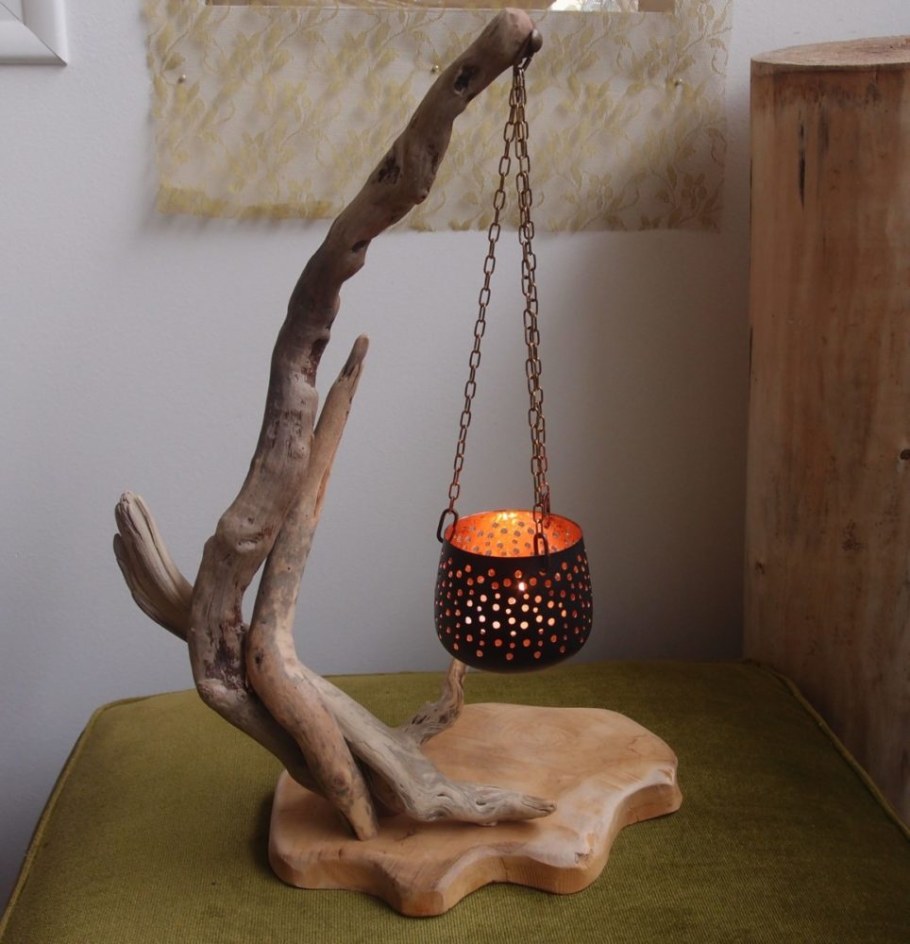 Торшер из коряги