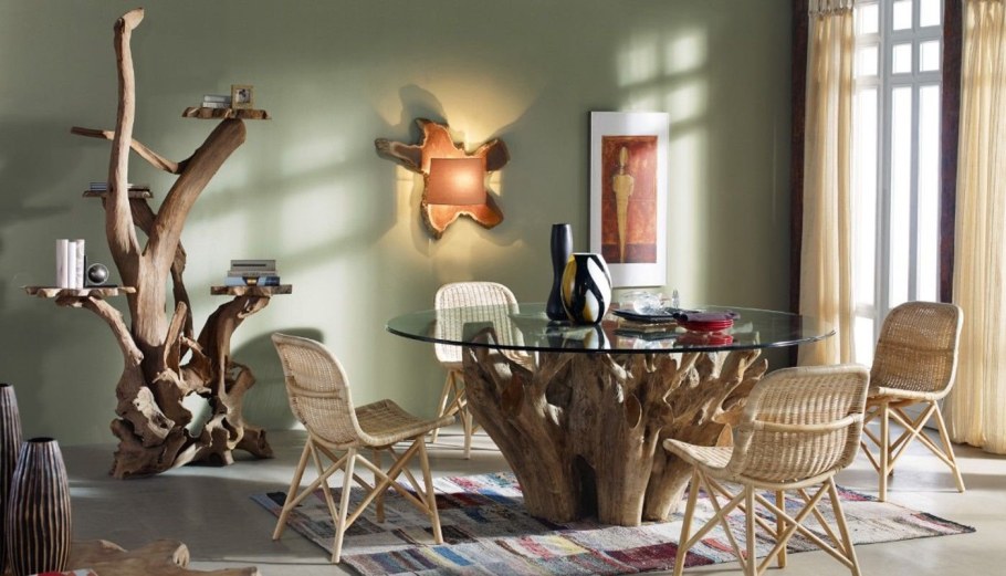 Деревянные изделия в интерьере