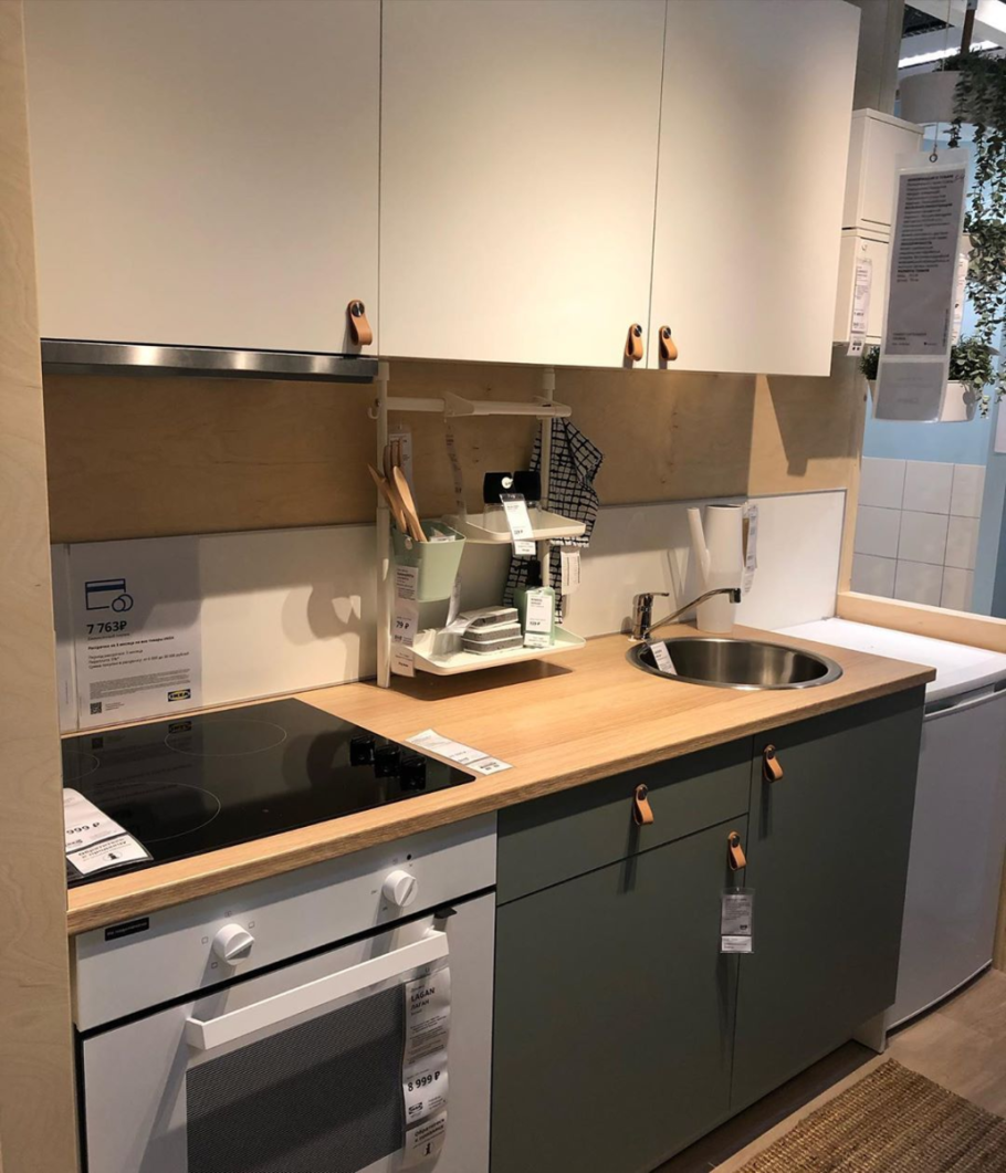 Кухня икеа КНОКСХУЛЬТ белая