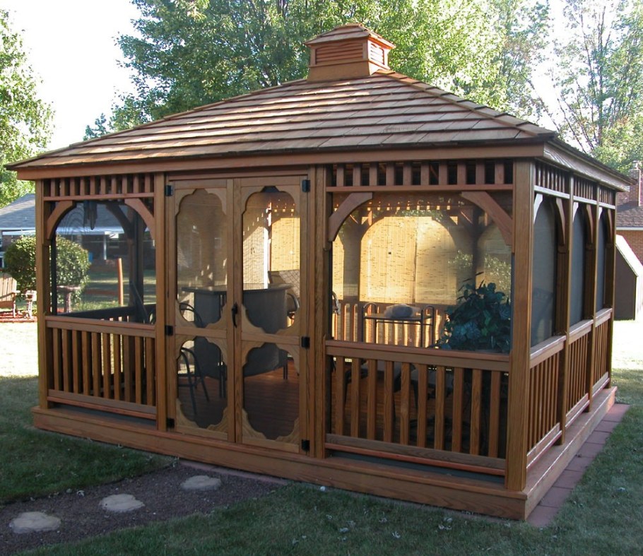 Wood Gazebo деревянные беседки