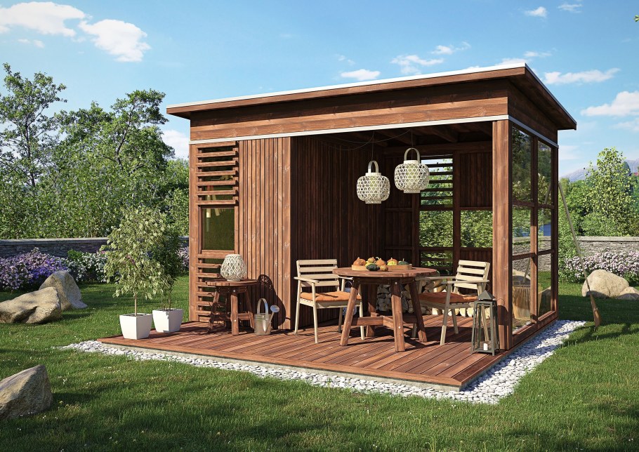 Беседка брусовая Gazebos