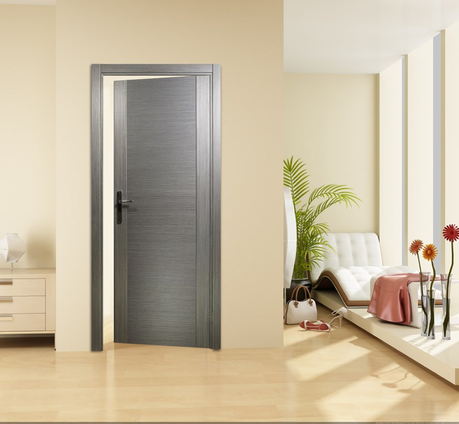 Межкомнатные двери серого цвета