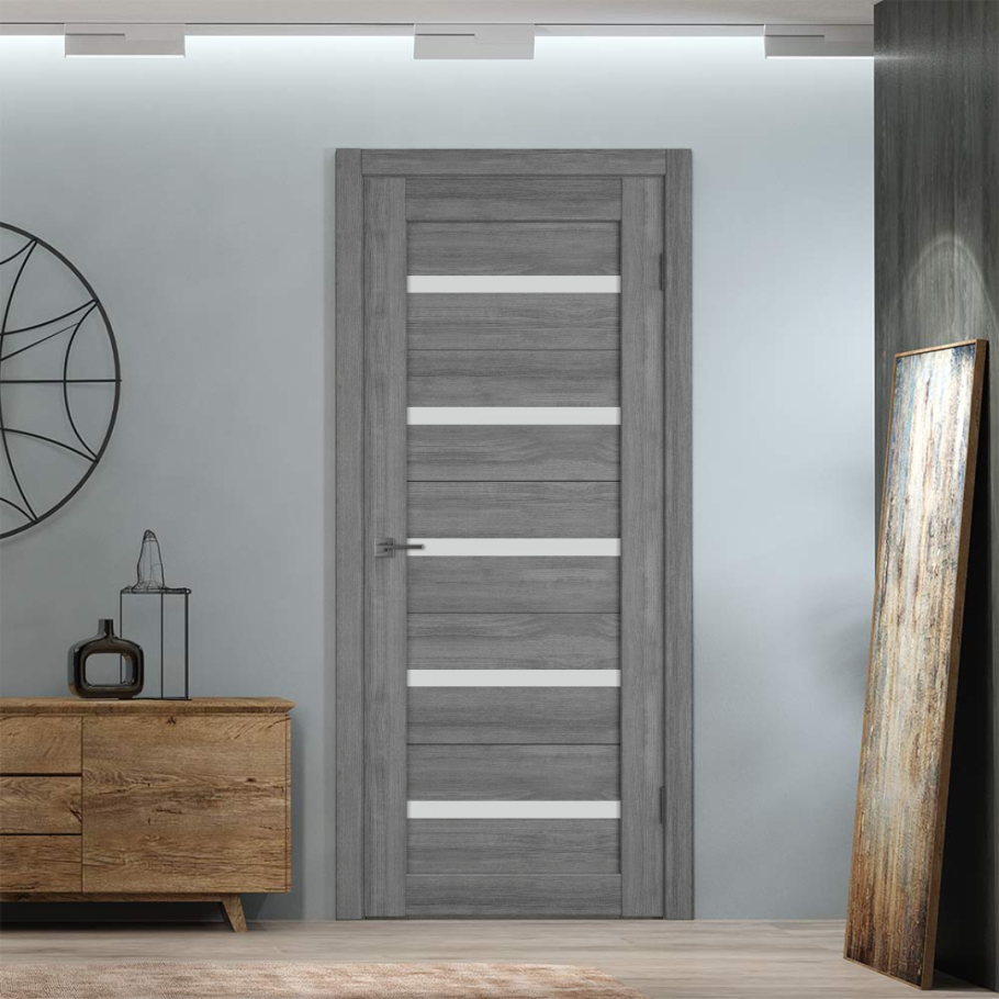 Дуб Шале графит двери межкомнатные