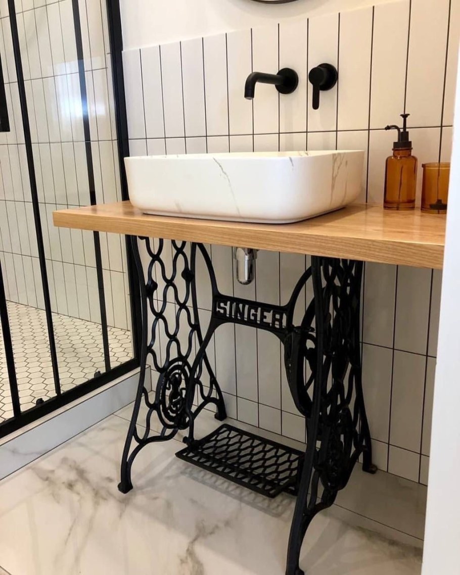 Станина Зингер с раковиной