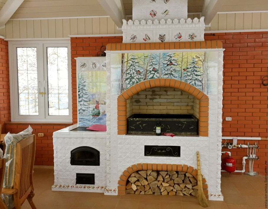 Современная русская печь