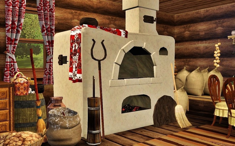 Декорации русской избы