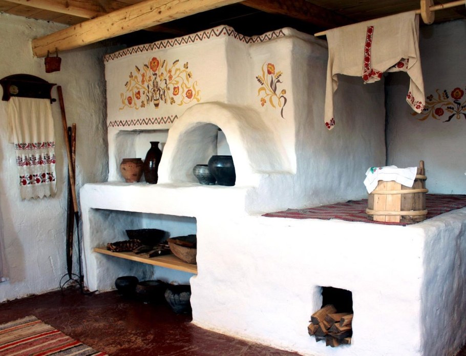 Печь с лежанкой 19 век