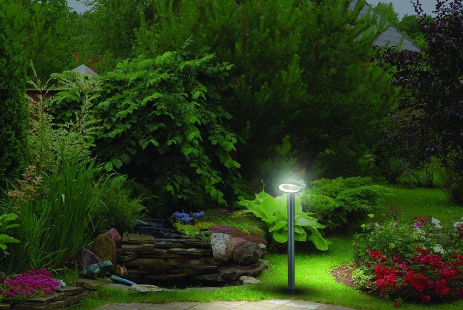Декоративное освещение сада