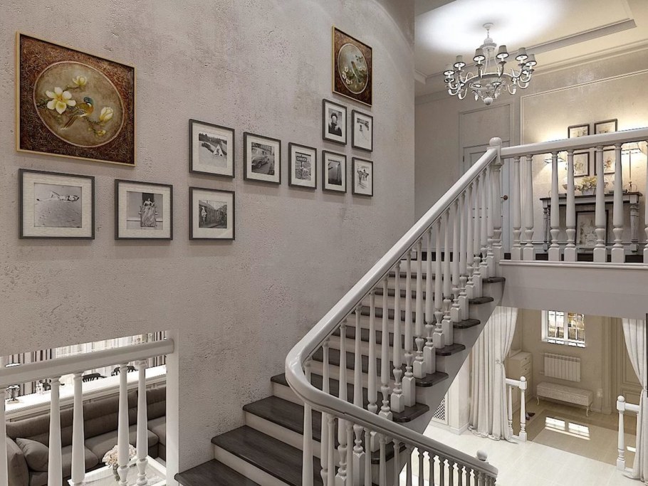 Межэтажная лестница Неоклассика